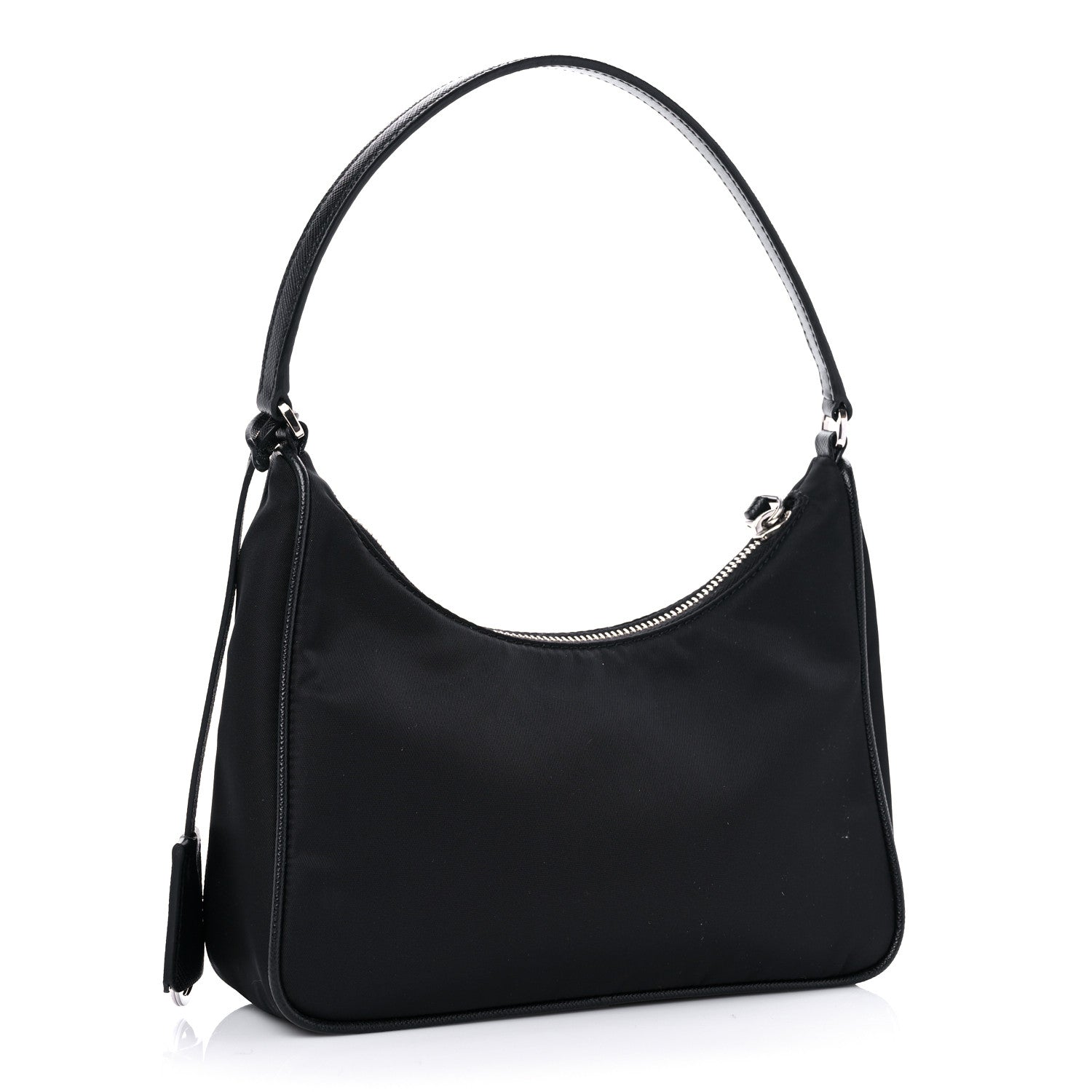 Prada Tessuto Nylon Saffiano Mini Re-Edition 2005 Bag Black 3 of 8