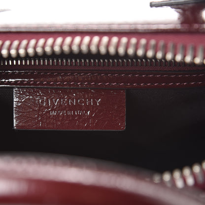 Givenchy Crinkled Patent Calfskin Small Antigona Aubergine 8 of 11