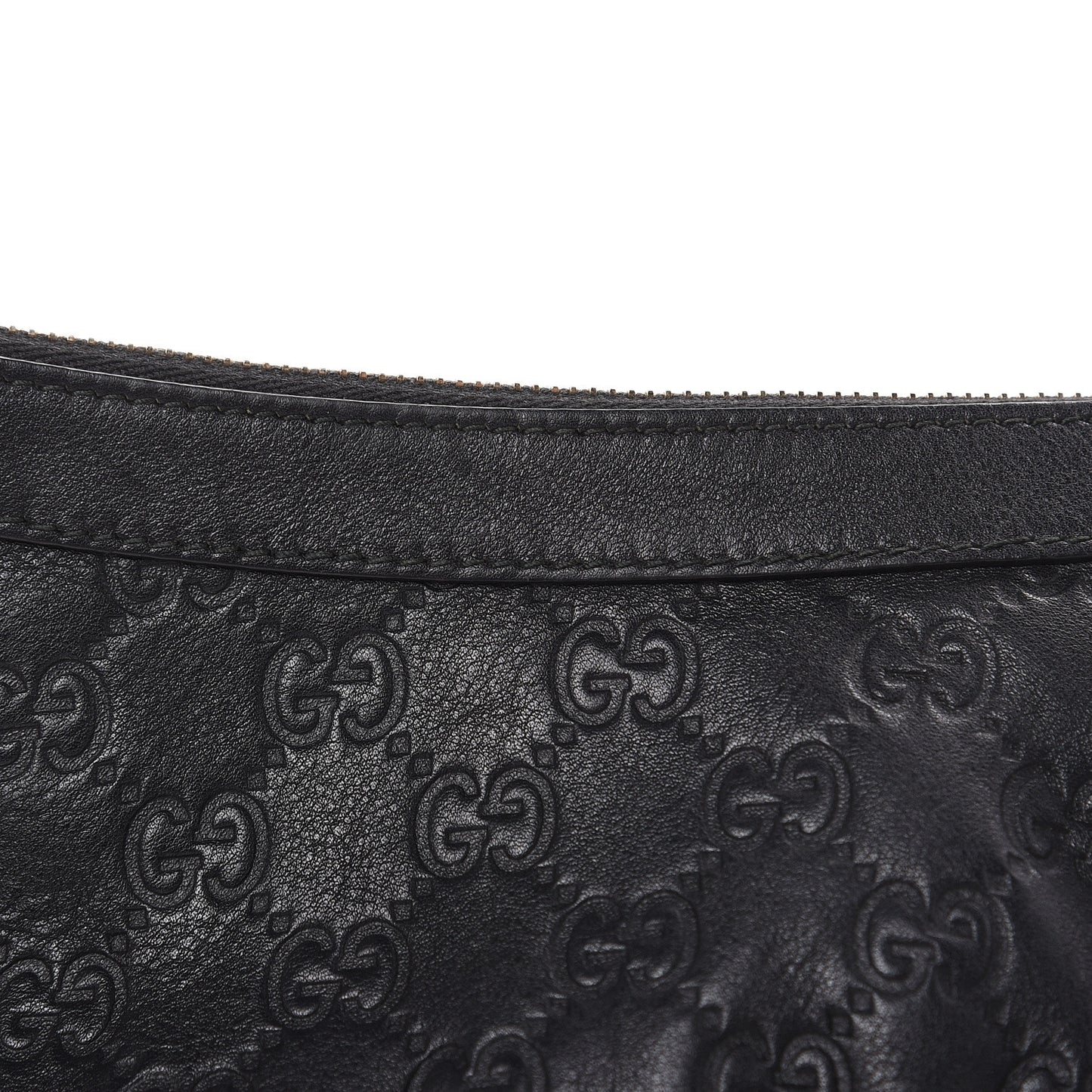 Guccissima Signature New Britt Wristlet Black