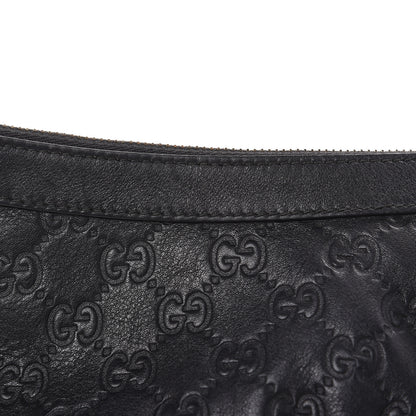 Gucci Guccissima Signature New Britt Wristlet Black 10 of 10