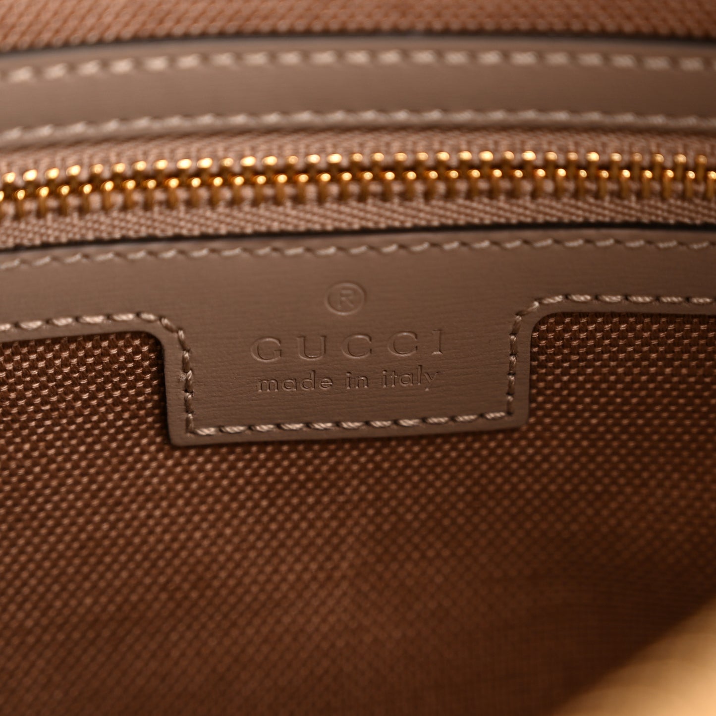 GG Shadow Monogram Super Mini Ophidia Shoulder Bag Taupe