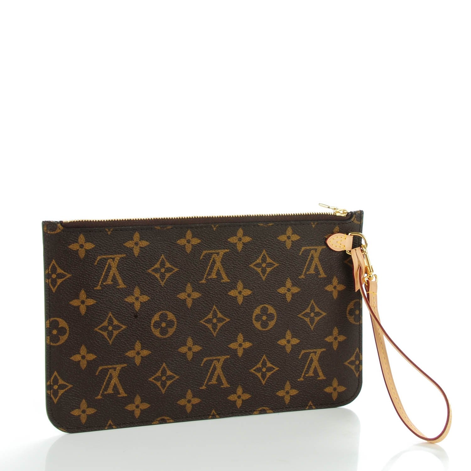 Louis Vuitton Monogram Neverfull MM GM Pochette Fuchsia 3 of 8