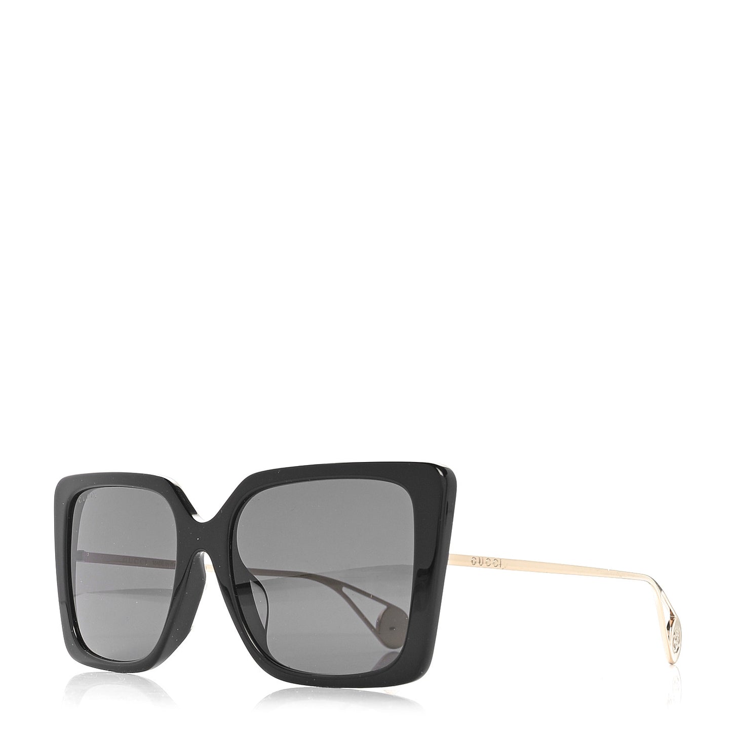 Acetate Oversize Square Frame GG0435SA Sunglasses Black