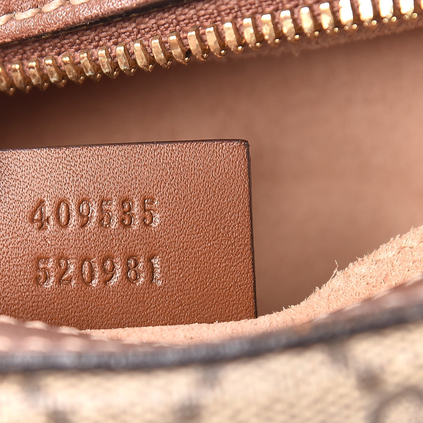 GG Supreme Monogram Bee Embroidered Mini Chain Shoulder Bag Beige Tuscany