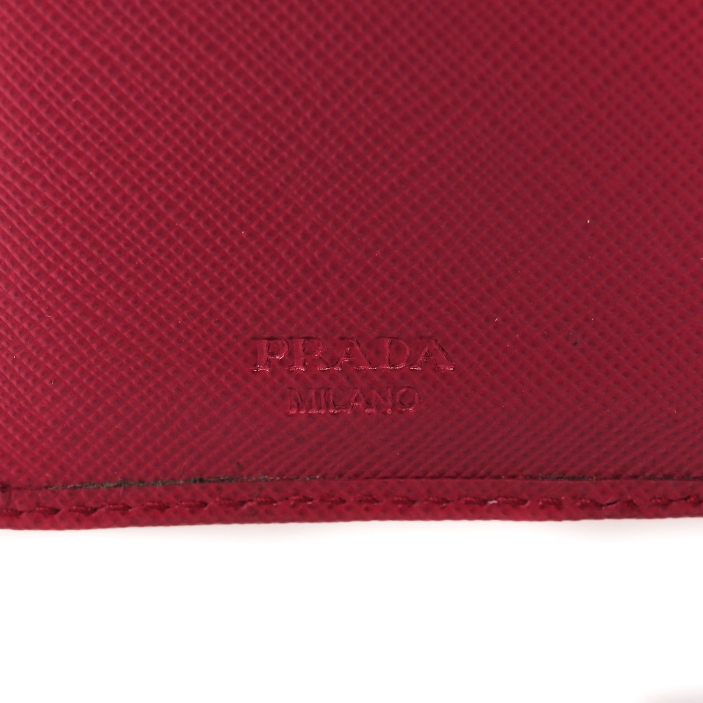 Saffiano Metal Compact Wallet Peonia