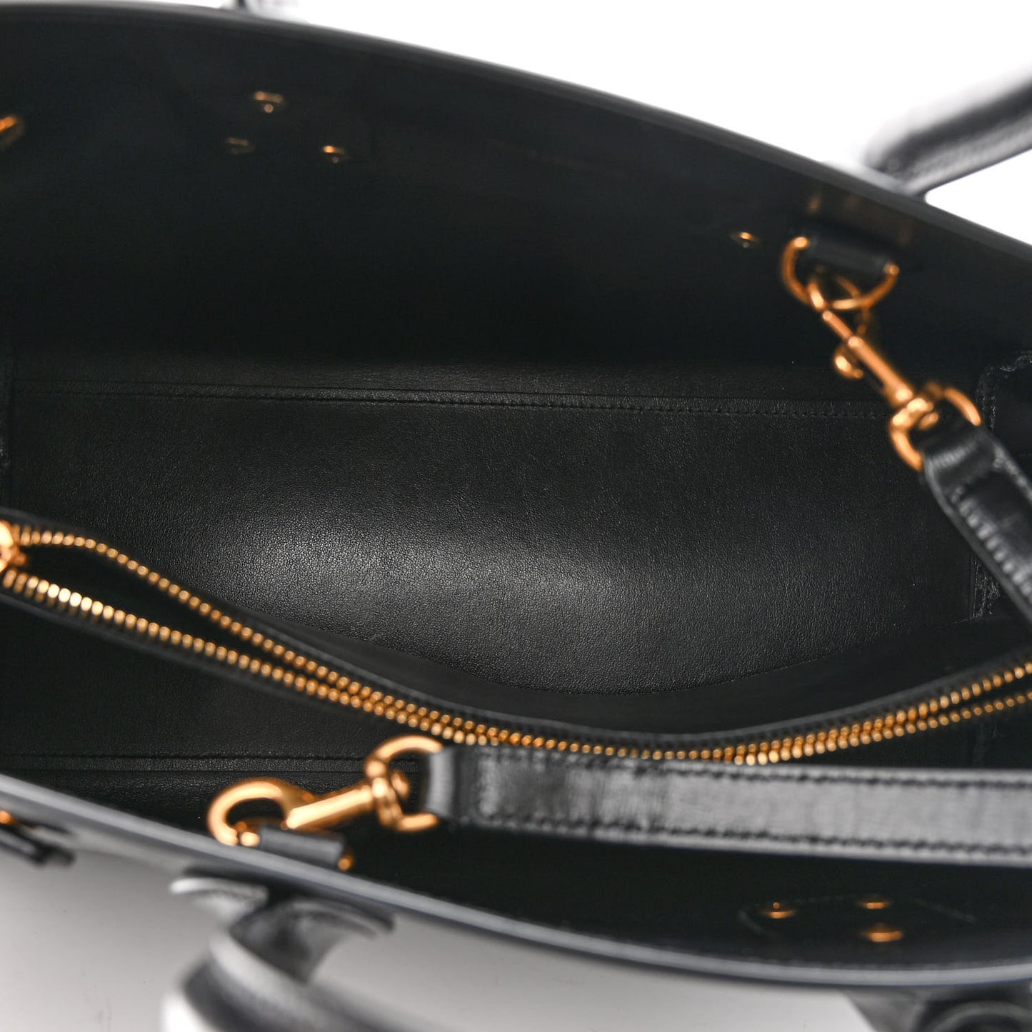 Calfskin Small Sac De Jour Black
