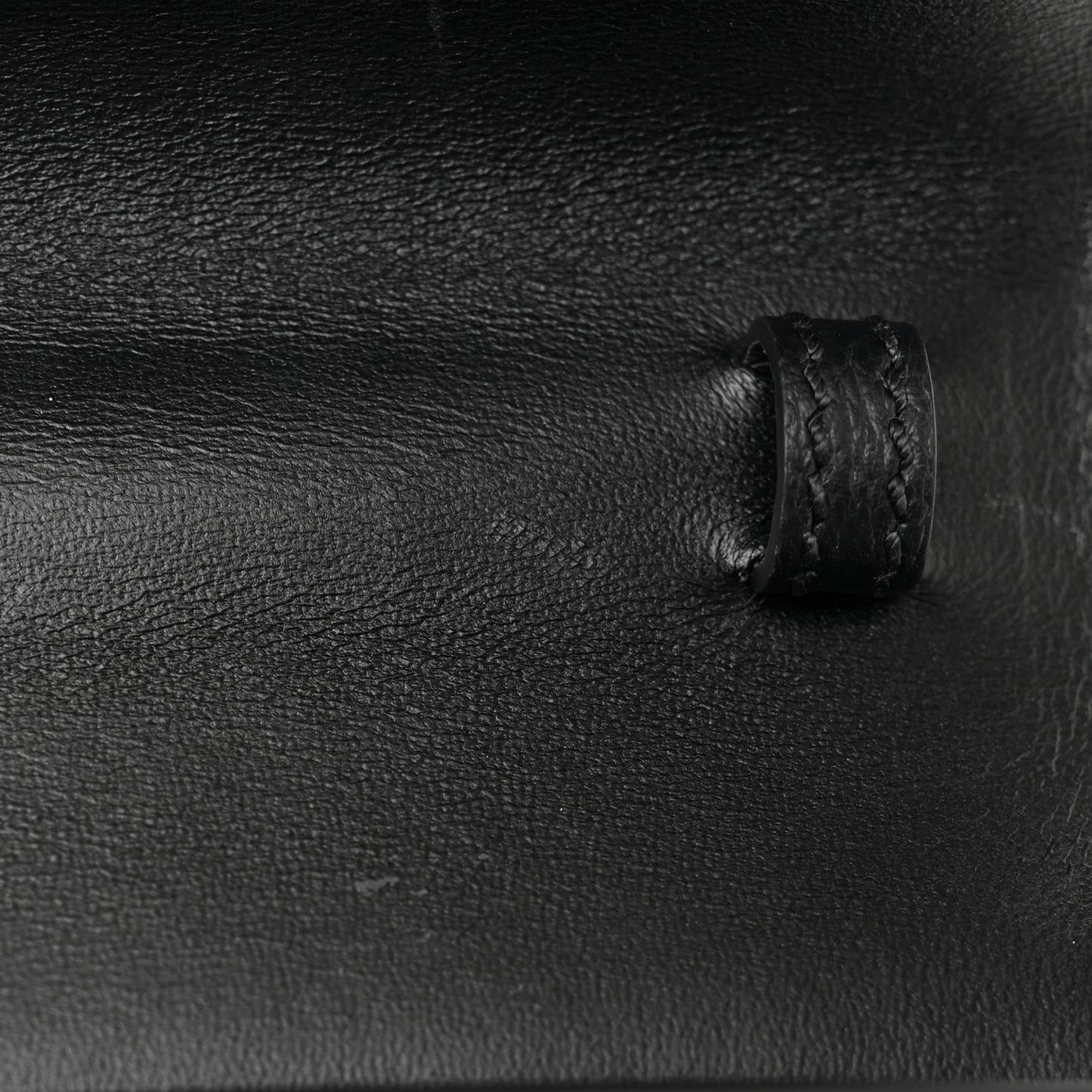 Grained Calfskin Mini La Medusa Bag Black