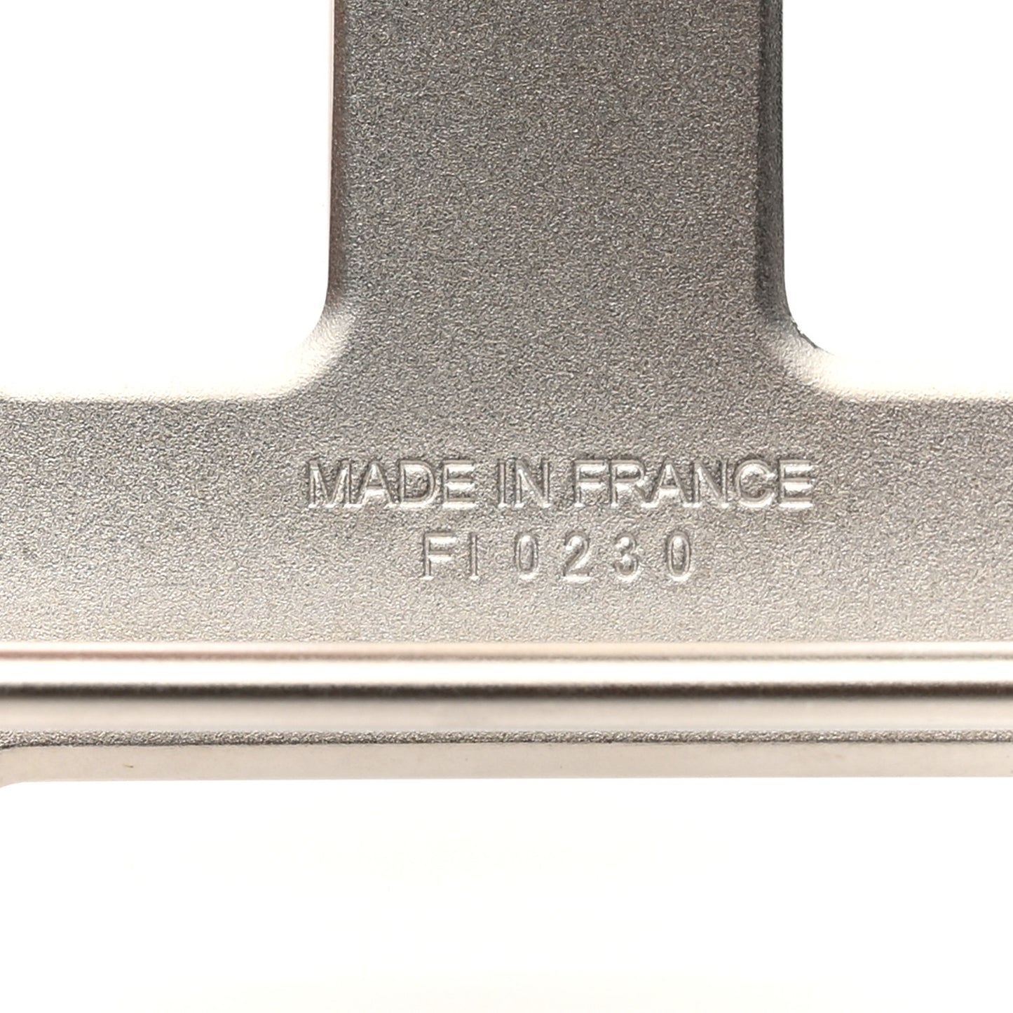 Palladium Martelee 32mm H Belt Buckle Silver