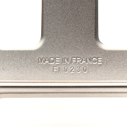 Hermes Palladium Martelee 32mm H Belt Buckle Silver 3 of 4
