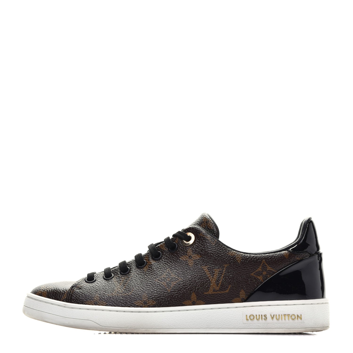 Louis Vuitton Patent Monogram Frontrow Sneakers 38 1 of 11