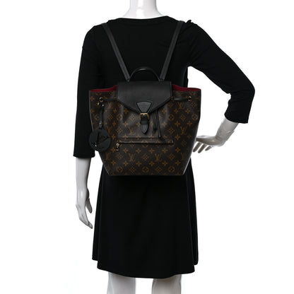 Louis Vuitton Monogram Montsouris PM Black 2 of 8