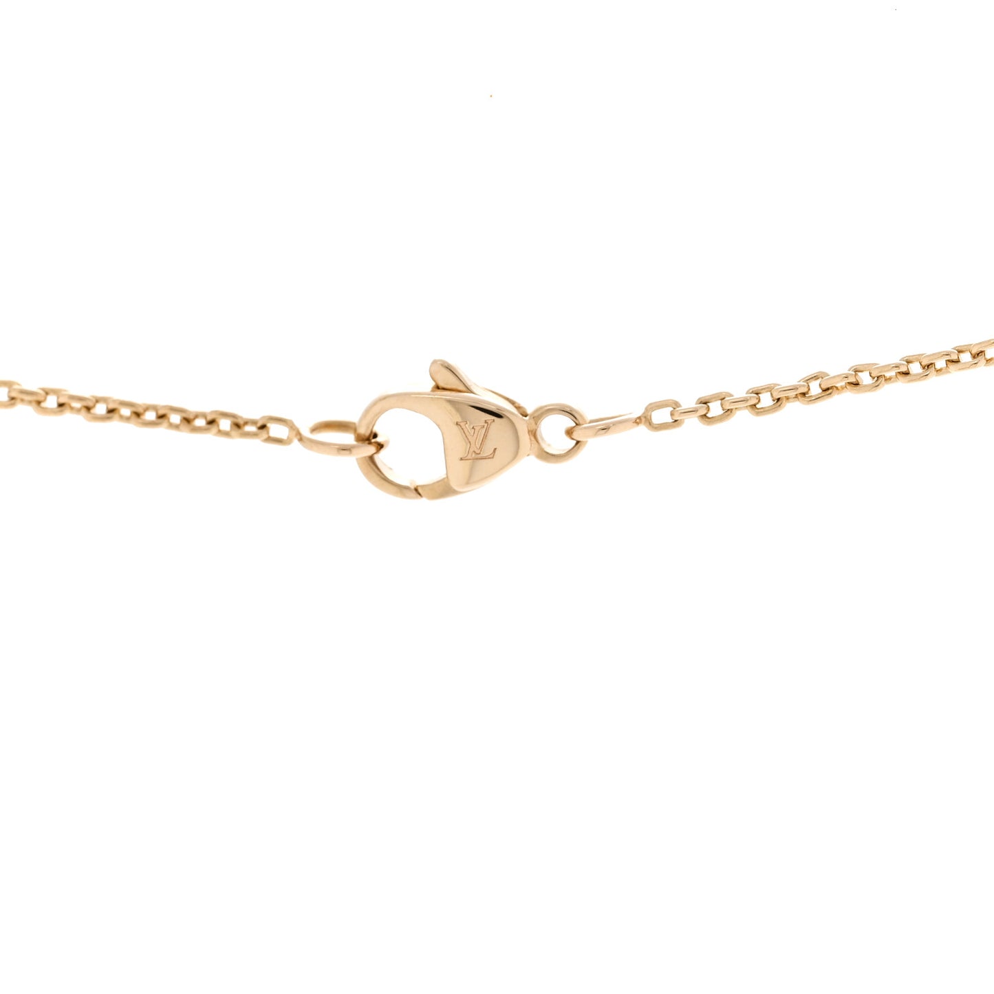 18K Yellow Gold Diamond Idylle Blossom LV Pendant Necklace