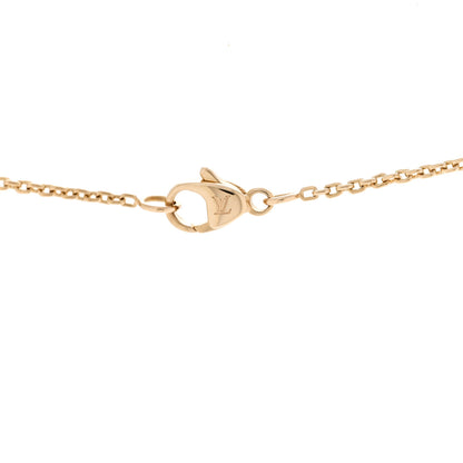 Louis Vuitton 18K Yellow Gold Diamond Idylle Blossom LV Pendant Necklace 5 of 5