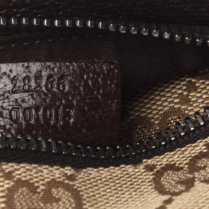 Gucci GG Monogram Double Pocket Belt Bag Dark Brown 10 of 11