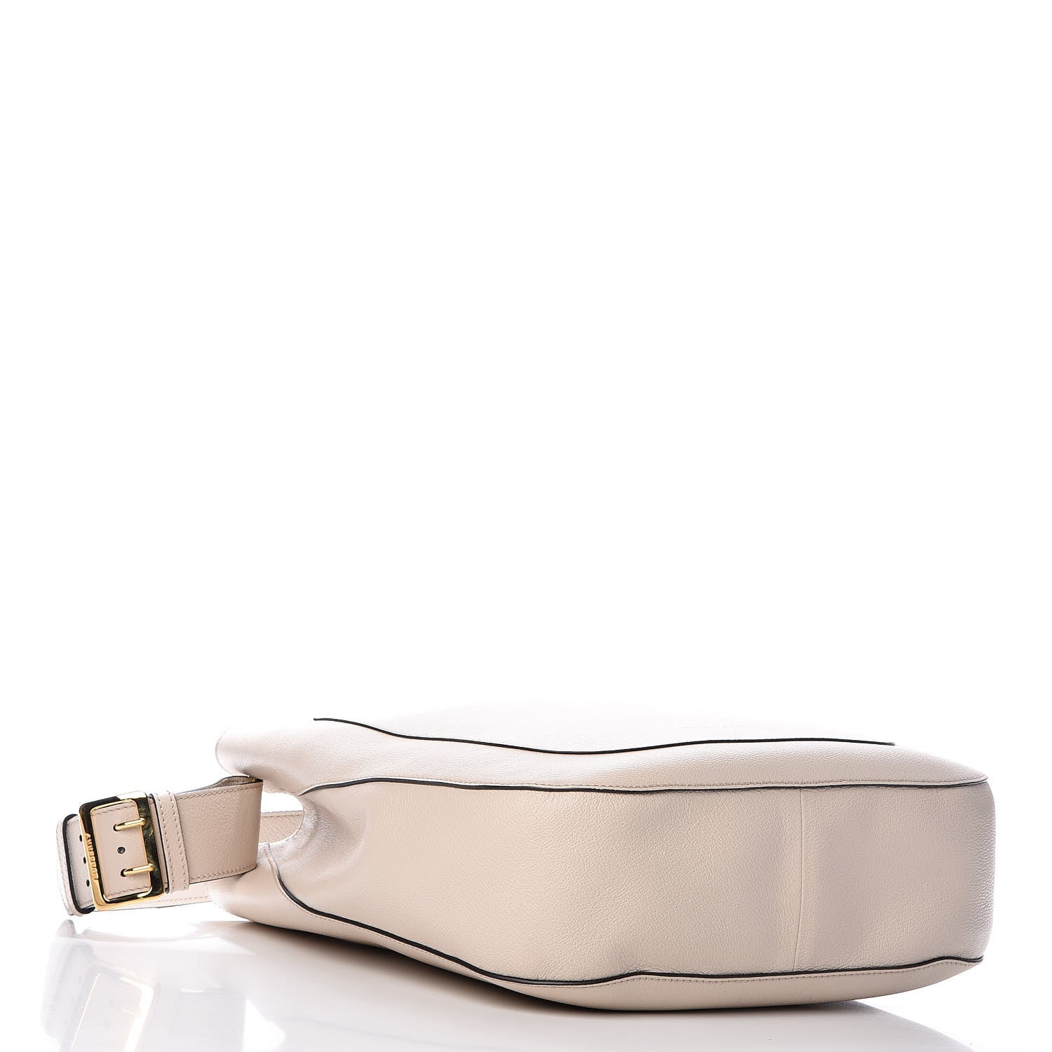 Burberry Grainy Calfskin Small Elmstone Hobo Limestone 4 of 10