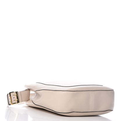 Burberry Grainy Calfskin Small Elmstone Hobo Limestone 4 of 10