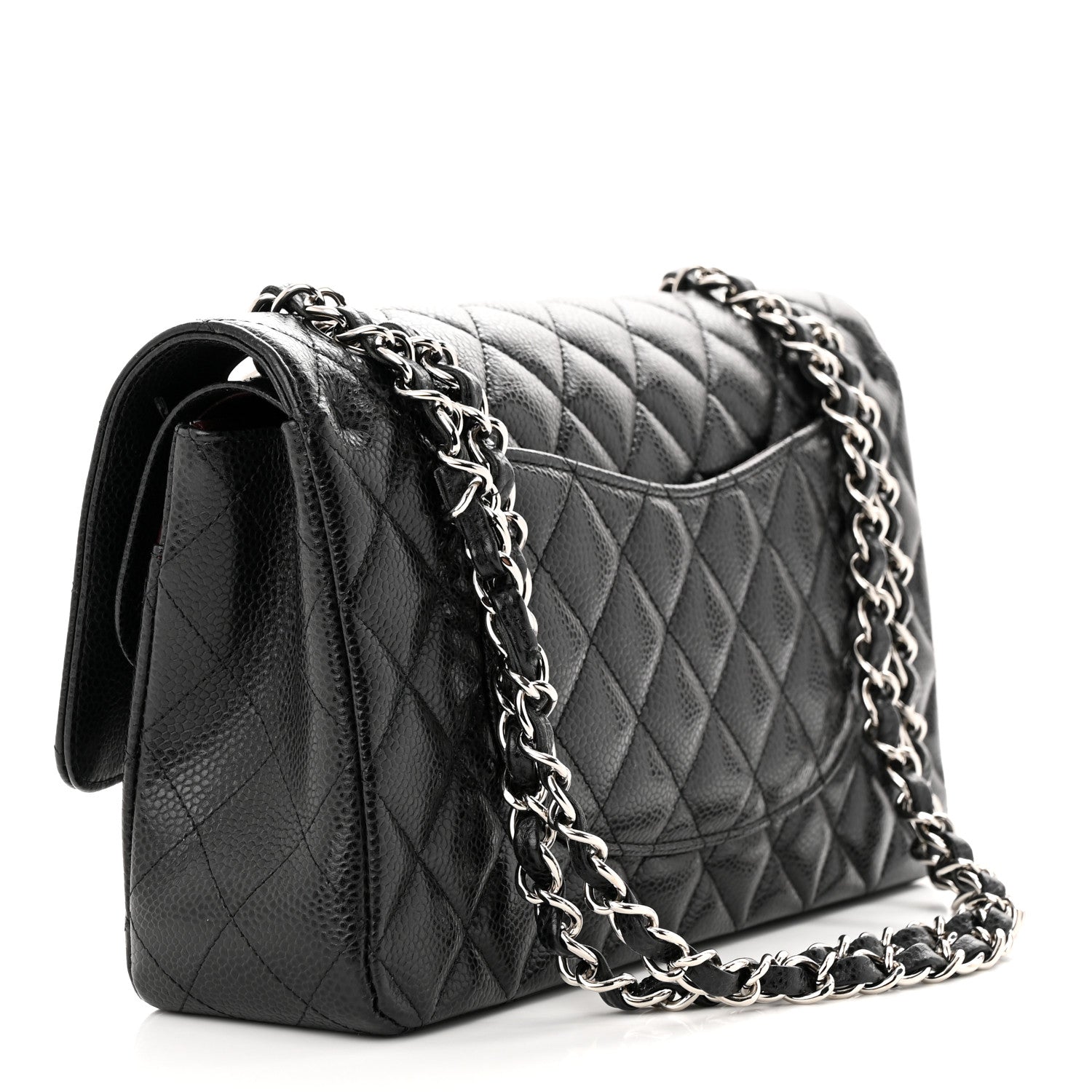Chanel Caviar Quilted Medium Double Flap Black 3 of 11