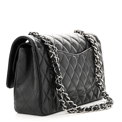 Chanel Caviar Quilted Medium Double Flap Black 3 of 11