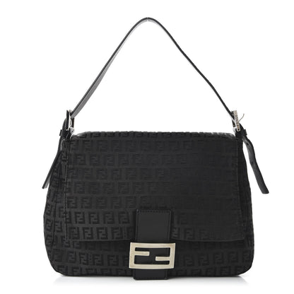Fendi Zucchino Mama Baguette Black 1 of 9