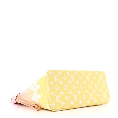 Louis Vuitton Monogram Giant By The Pool Neverfull MM Light Pink 4 of 9
