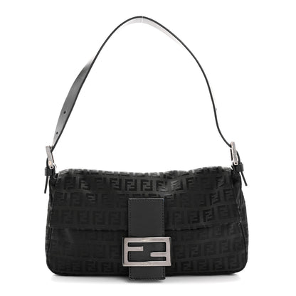 Fendi Zucchino Baguette Black 1 of 16