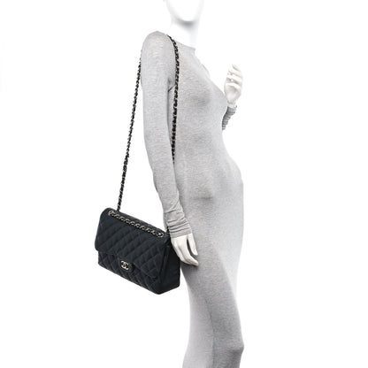 Chanel Caviar Quilted Jumbo Double Flap Black 2 of 10