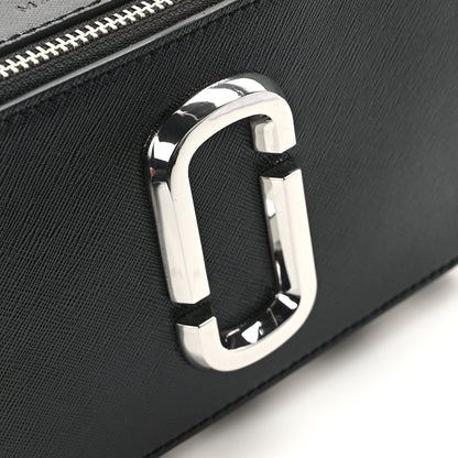 Marc Jacobs X Bloomingdales 150th Anniversary Saffiano Small Snapshot Camera Bag Black White 13 of 13
