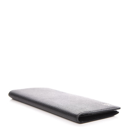 MCM Calfskin Bifold Long Wallet Black 4 of 9
