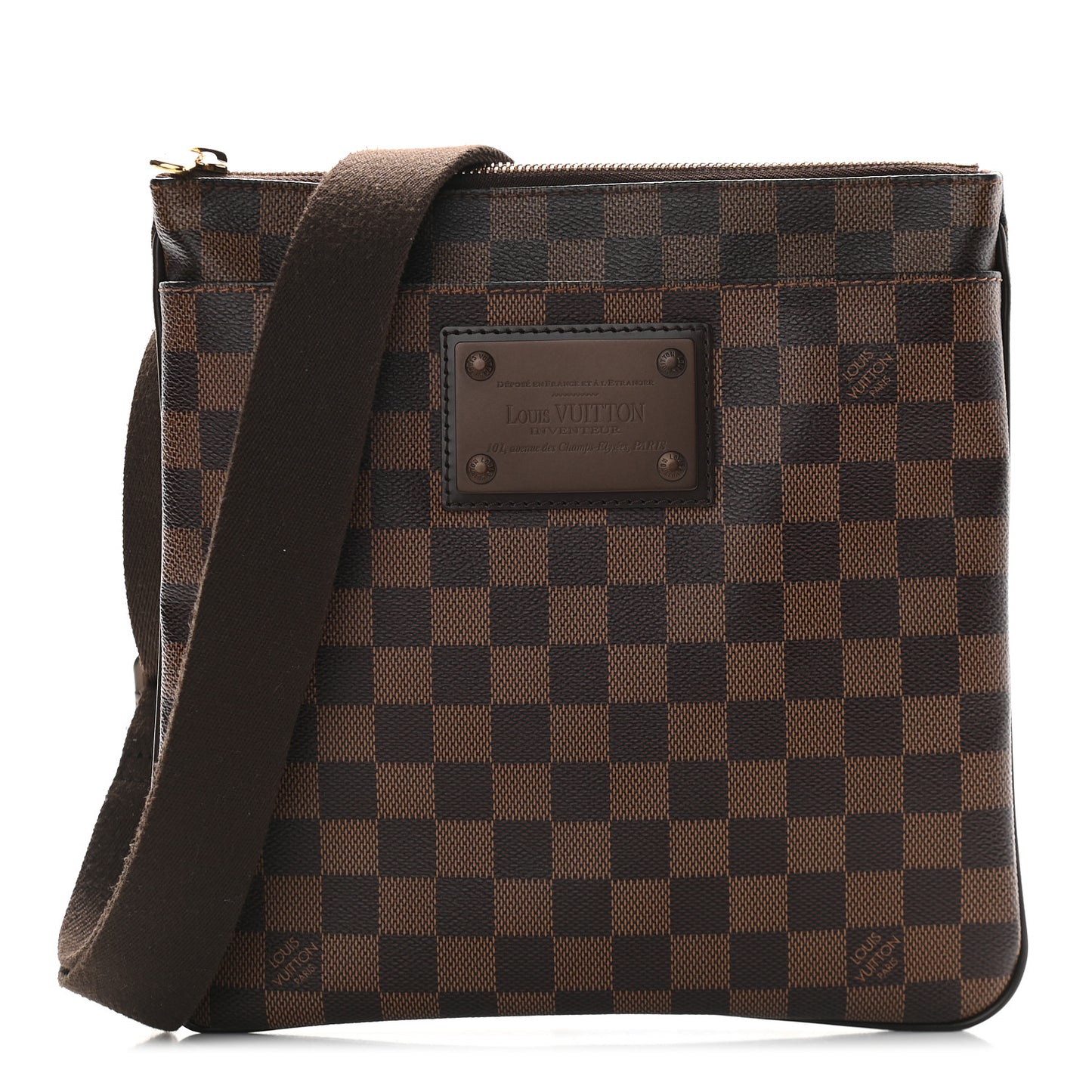 Damier Ebene Brooklyn Flat Pochette