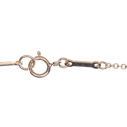 Tiffany 18K Yellow Gold Elsa Peretti 3 Open Heart Station Necklace 8 of 8