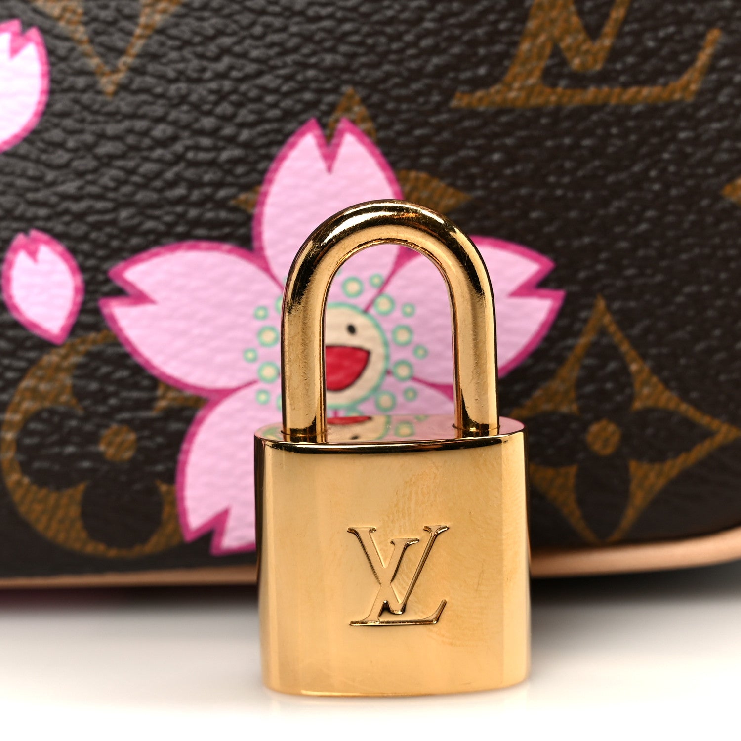 LOUIS VUITTON ケース ブラウン/ピンク Louis Vuitton LV X TM Monogram Pochette Accessories Sakura Brown