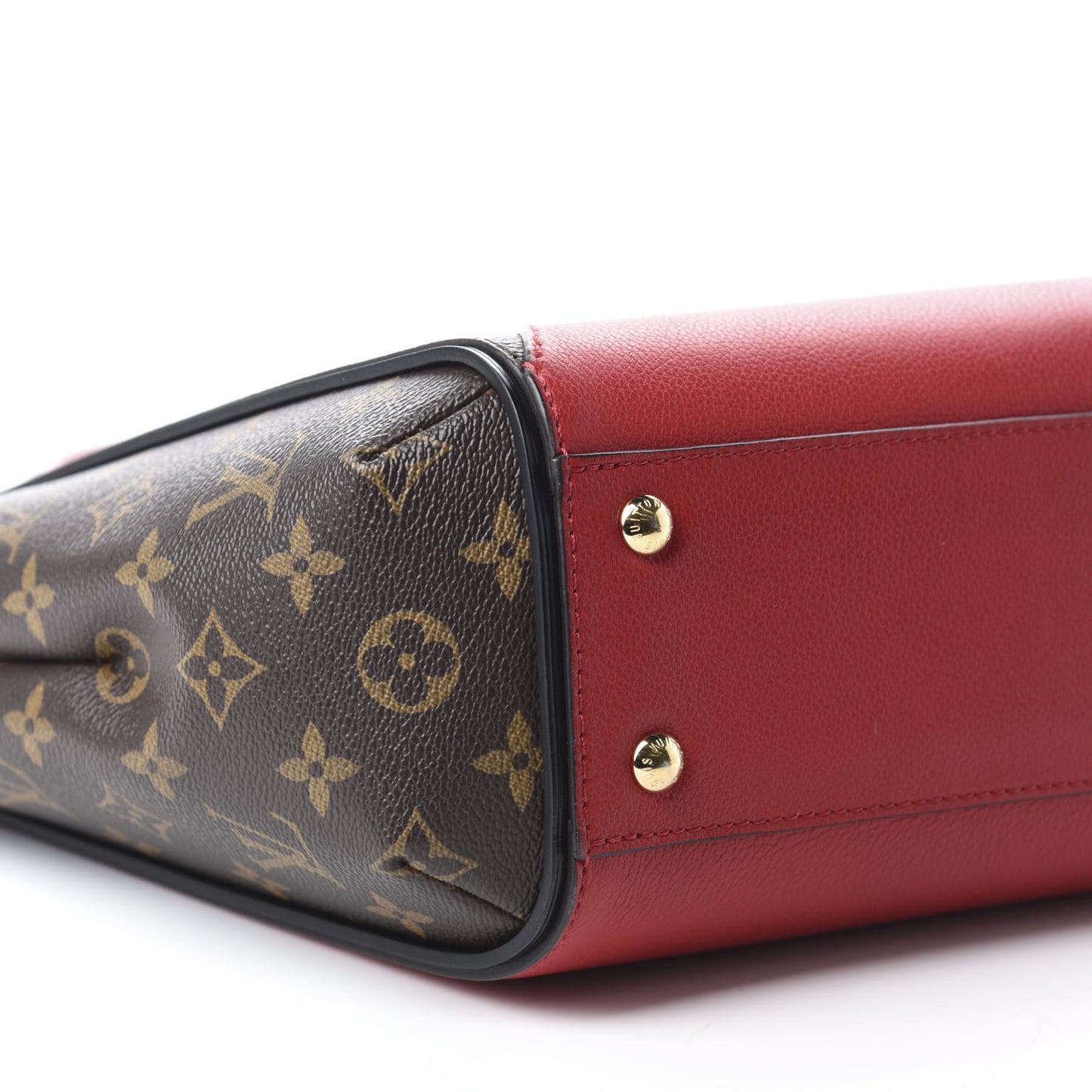 Calfskin Monogram Kimono Tote PM Cherry