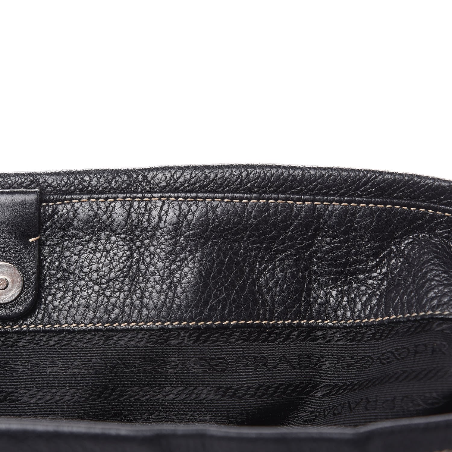 Prada Vitello Daino Light Tote Black 13 of 13