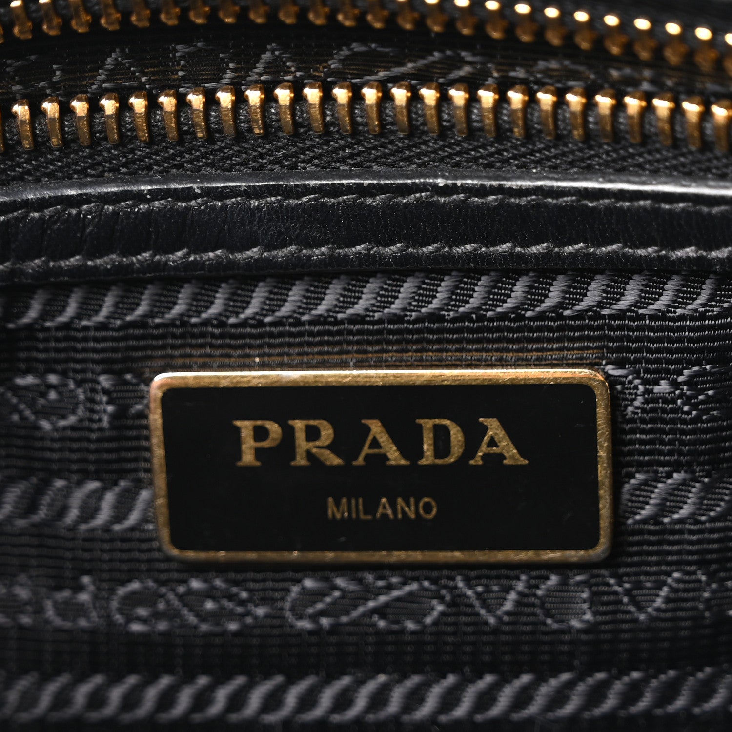 Prada Tessuto Nylon Soft Calf Camera Bag Black 5 of 10