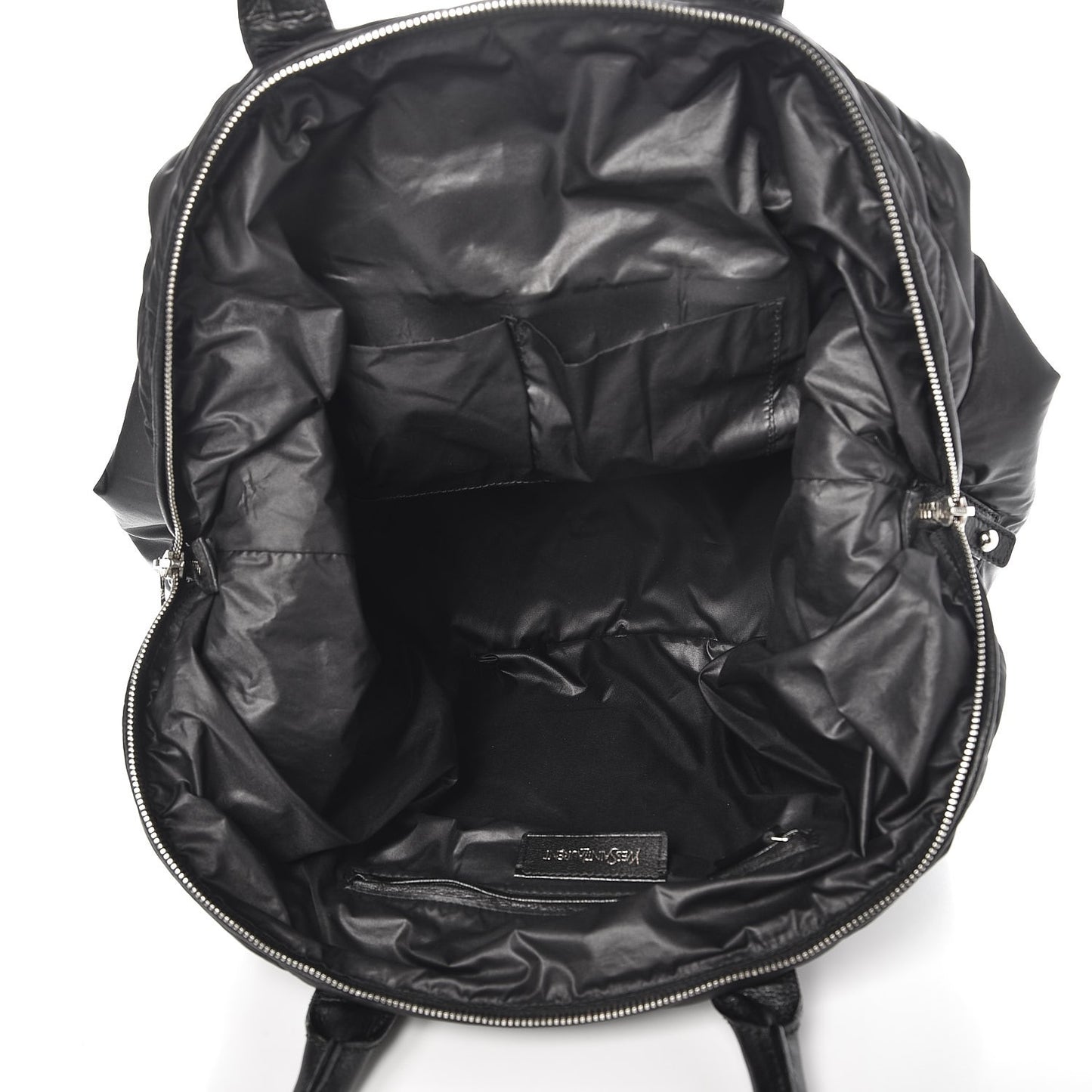 Nylon Medium Easy Y Tote Bag Black