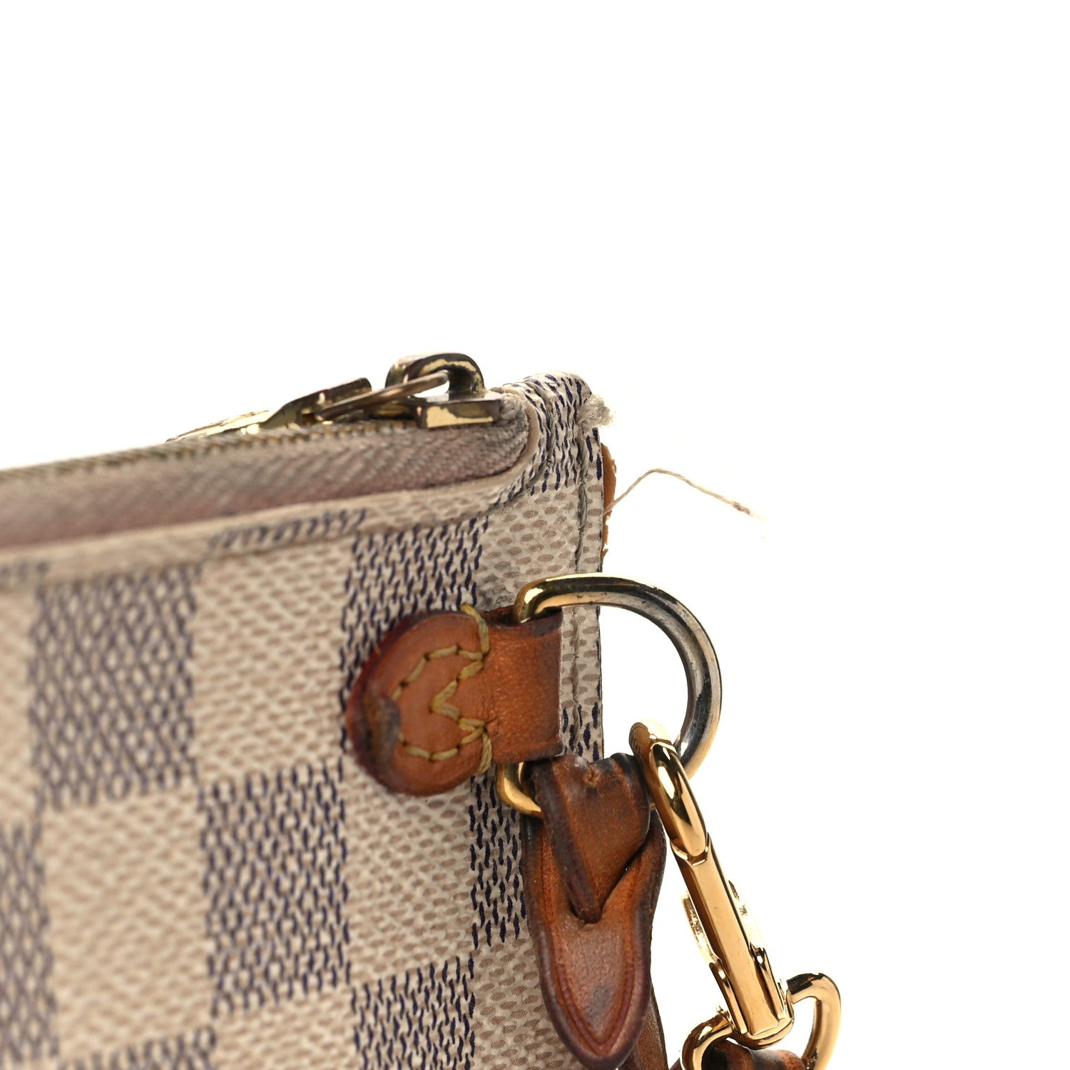 Louis Vuitton Damier Azur Neverfull MM GM Pochette Rose Ballerine 9 of 9