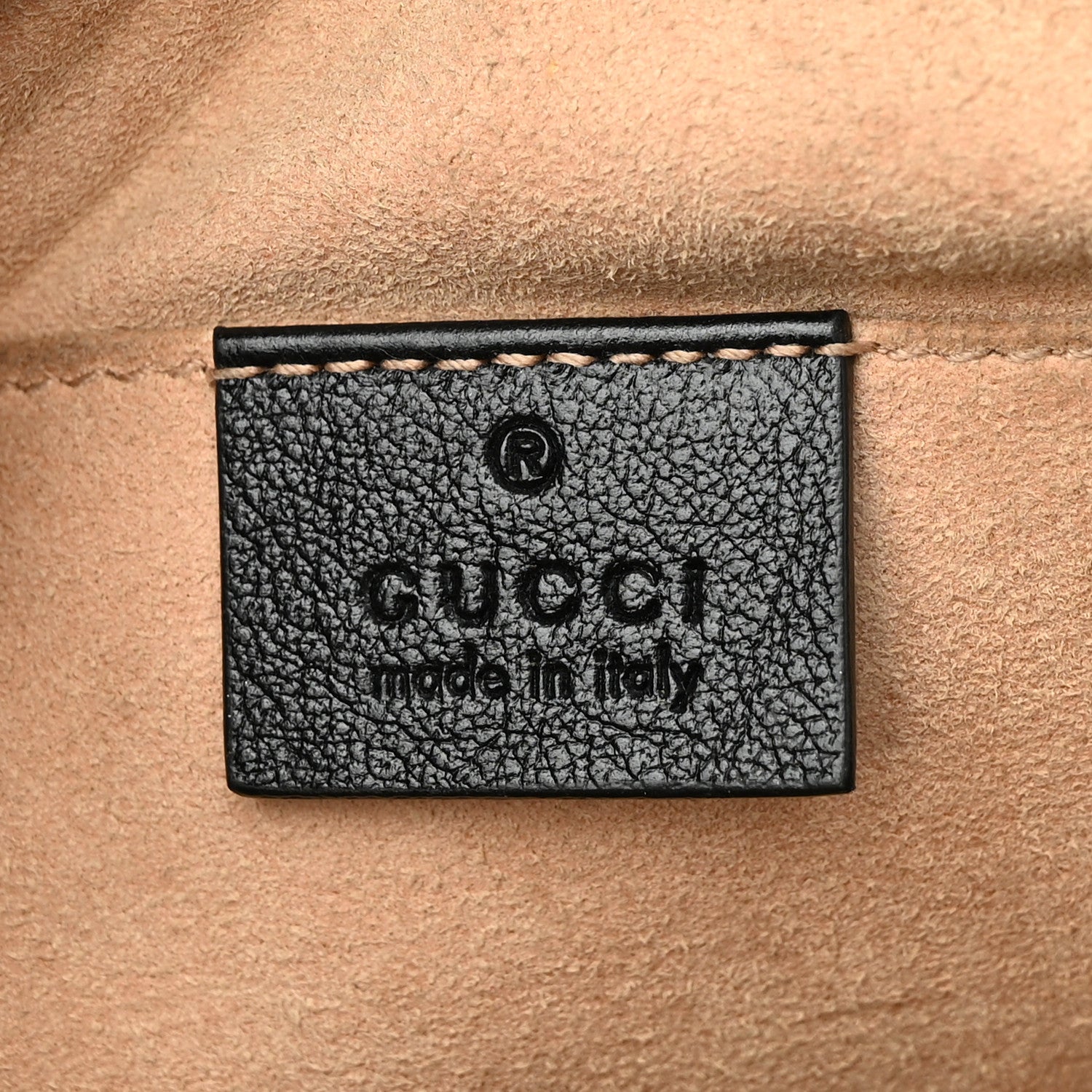 Gucci Monogram Matelasse Diagonal Small GG Marmont Chain Shoulder Bag Beige Black 6 of 12