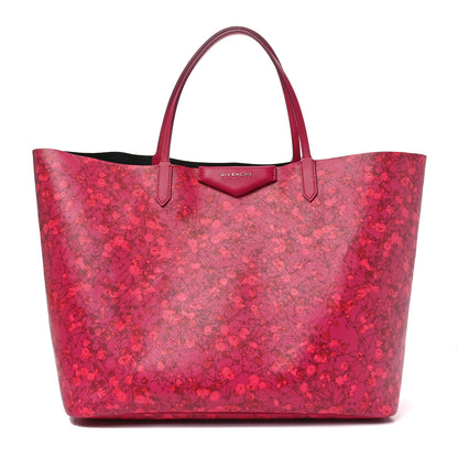 Givenchy Textured Coated Canvas Floral Print Large Antigona Tote Pink 1 of 11