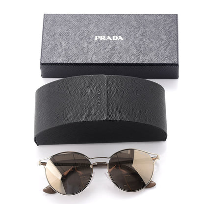 Prada Mirrored Cinema Sunglasses SPR 62S Gold 8 of 8