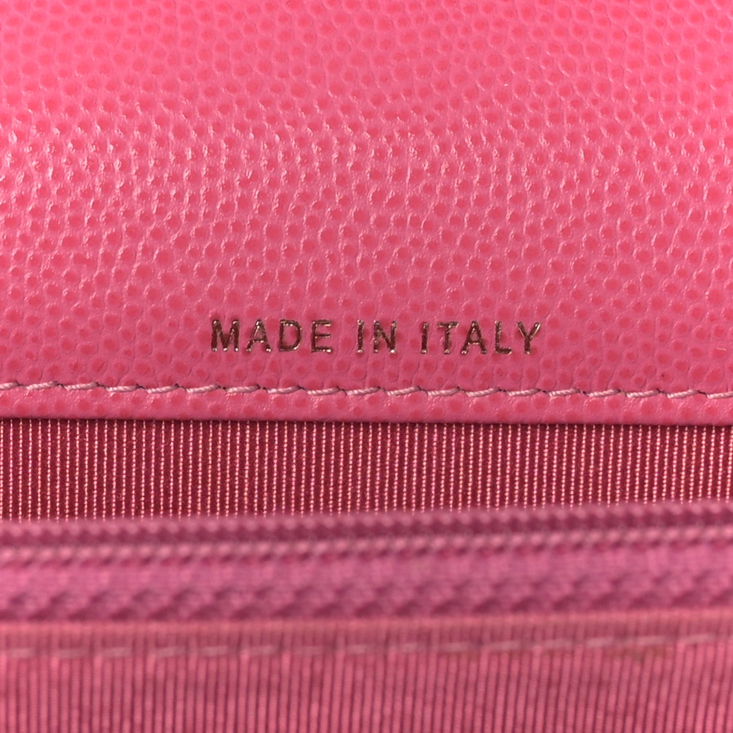 Chanel Caviar Quilted Square Wallet On Chain WOC Pink 4 of 10