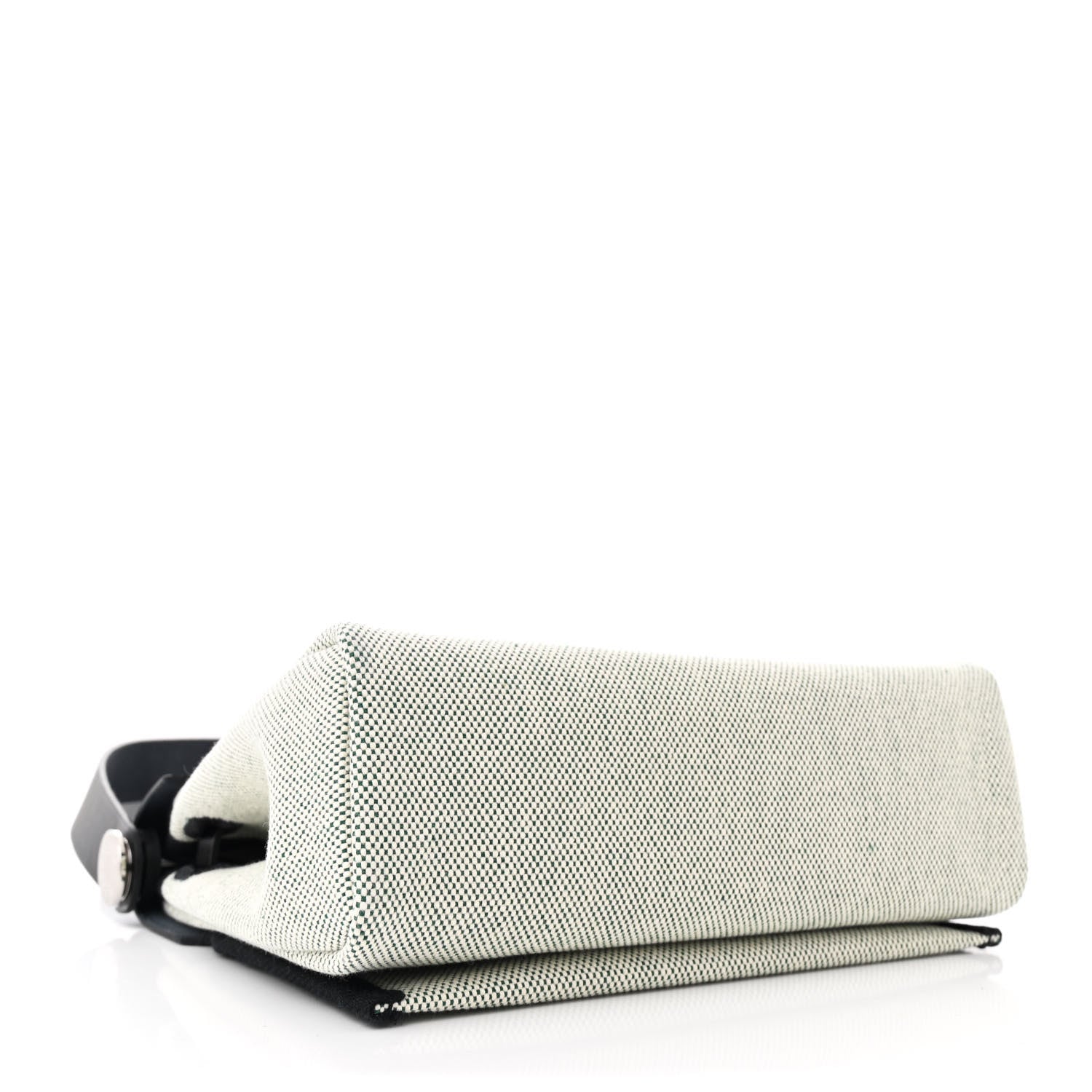 Hermes Military Toile Vache Hunter Herbag Zip Retourne 20 Ecru Vert Moyen Black 4 of 11