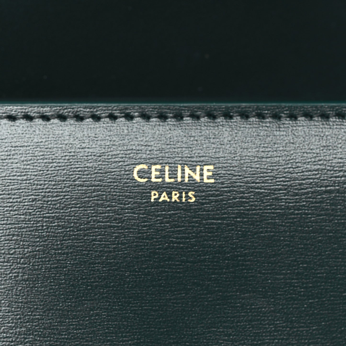 Shiny Calfskin Small Triomphe Wallet Amazone