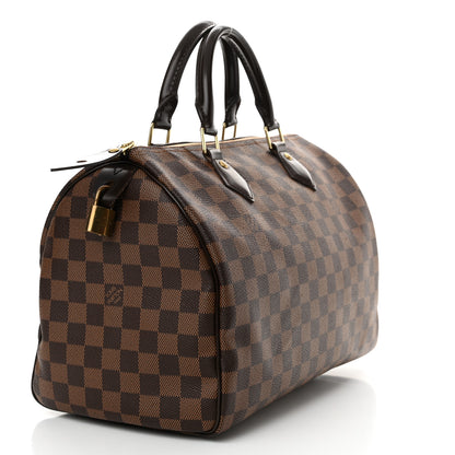 Louis Vuitton Damier Ebene Speedy 30 3 of 10