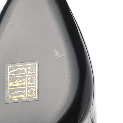 Saint Laurent Patent Calfskin Zoe Bow 85 Pumps 39 Black 10 of 11