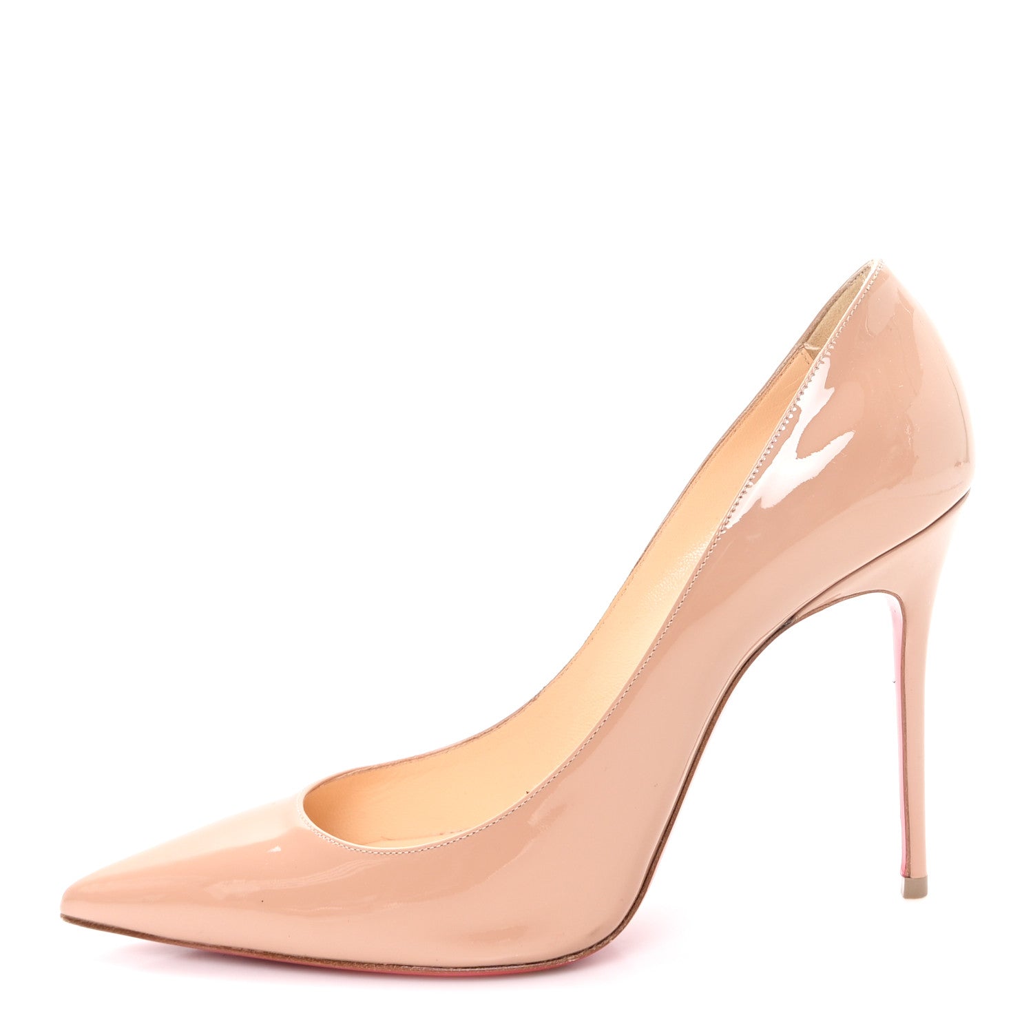 Christian Louboutin Patent So Kate 100 Pumps 39.5 Nude 1 of 8