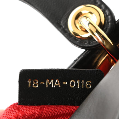 Christian Dior Lambskin Cannage Mini Lady Dior Black 6 of 11