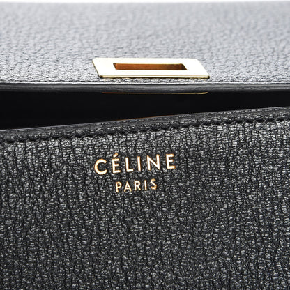 Celine Goatskin Medium Classic Box Flap Bag Black 7 of 8