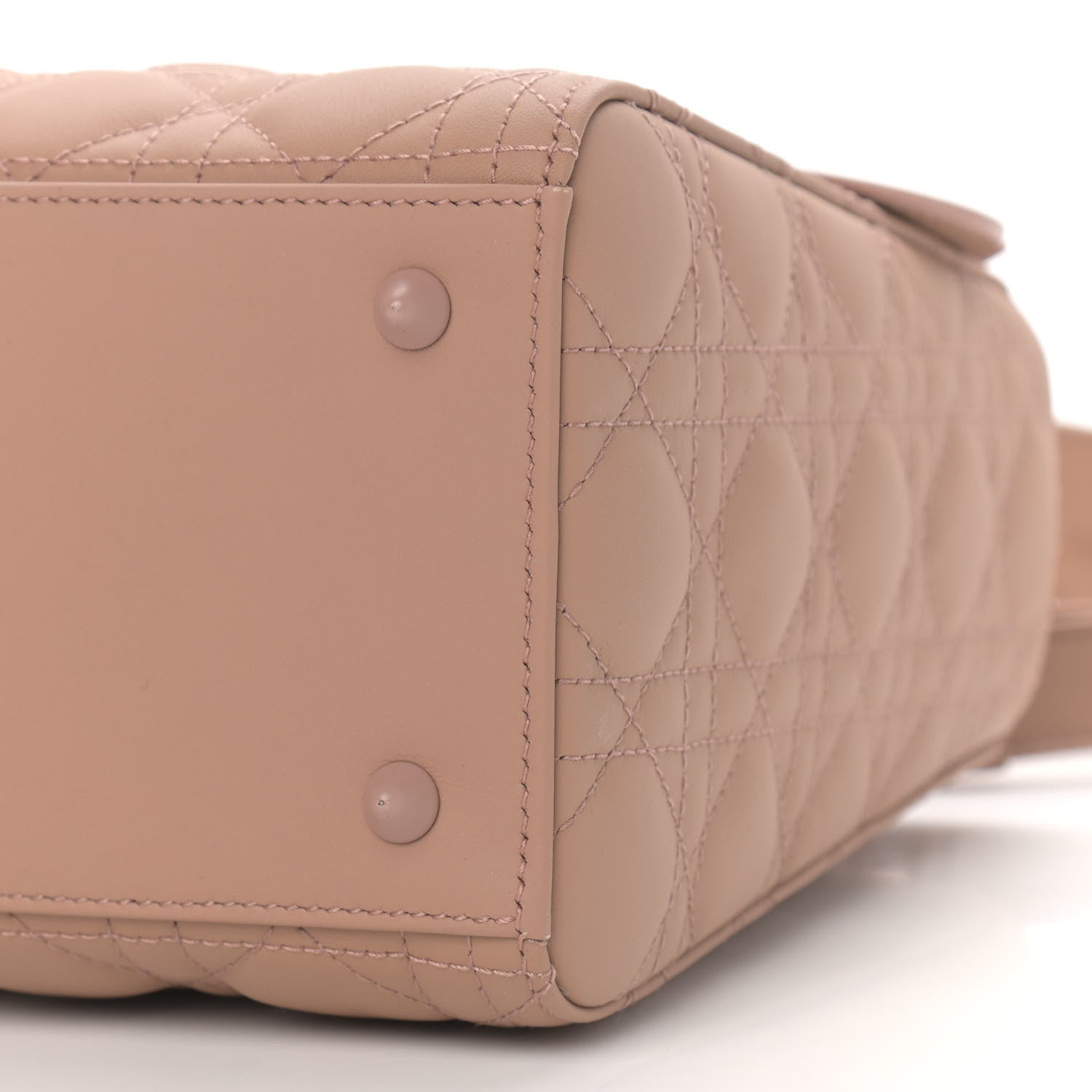 Christian Dior Ultra Matte Calfskin Cannage Medium Lady Dior Beige 8 of 8