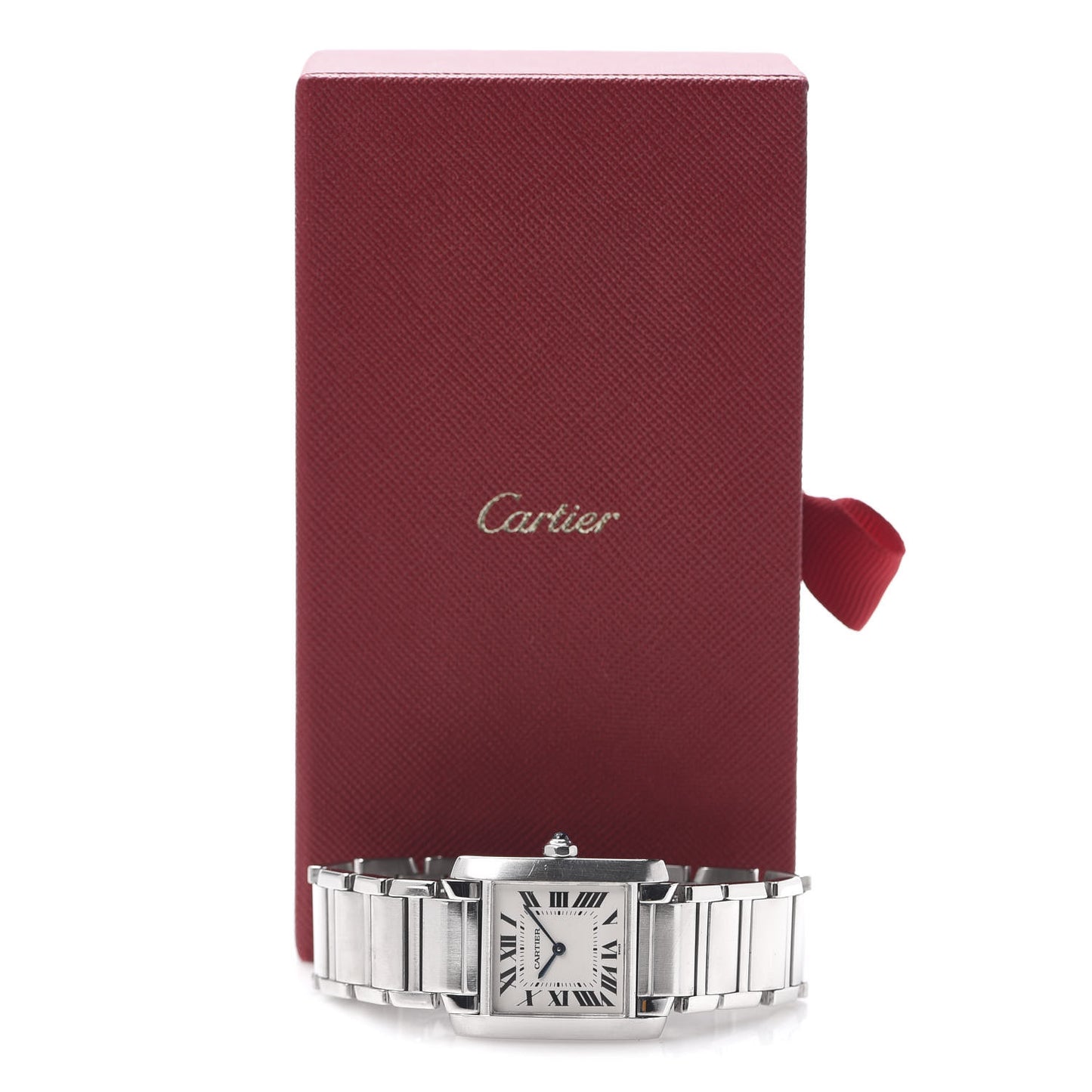 Stainless Steel 25mm Tank Francaise Quartz Watch