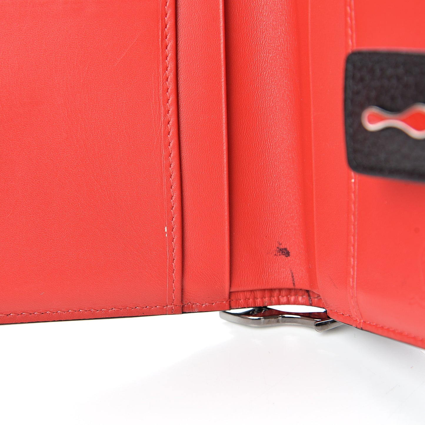 Calfskin Mini Paloma Wallet Black